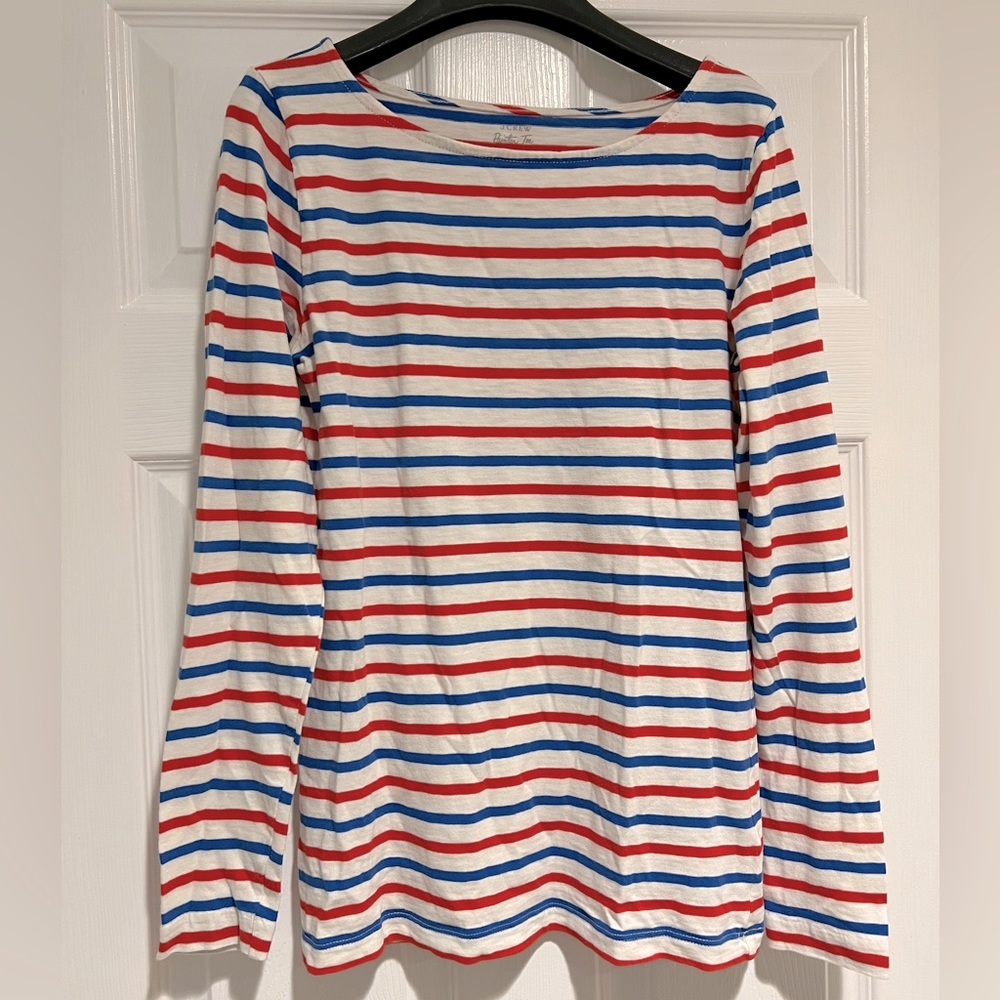 J. Crew Striped Painter Tee, Size Medium